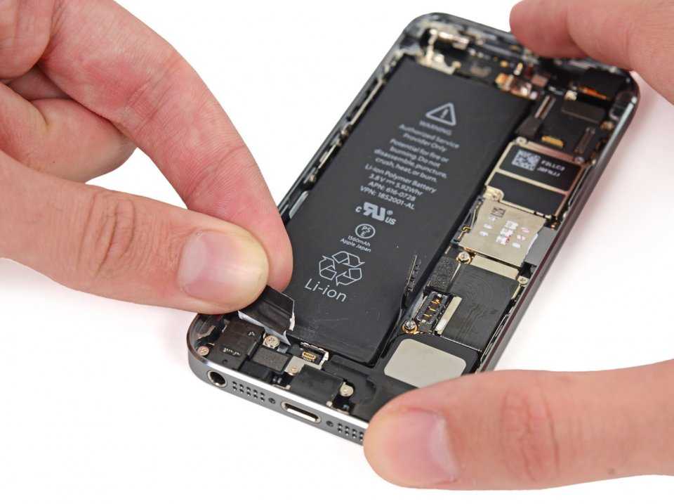 Замена аккумулятора iPhone 5S