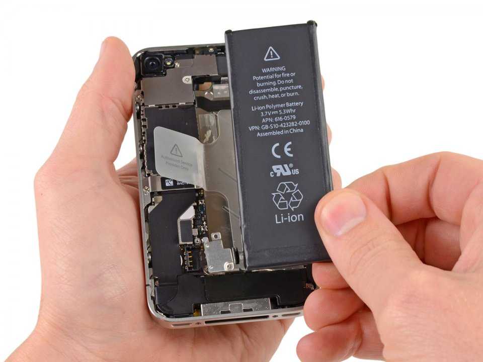 Правильная замена аккумулятора на iPhone 4/4S